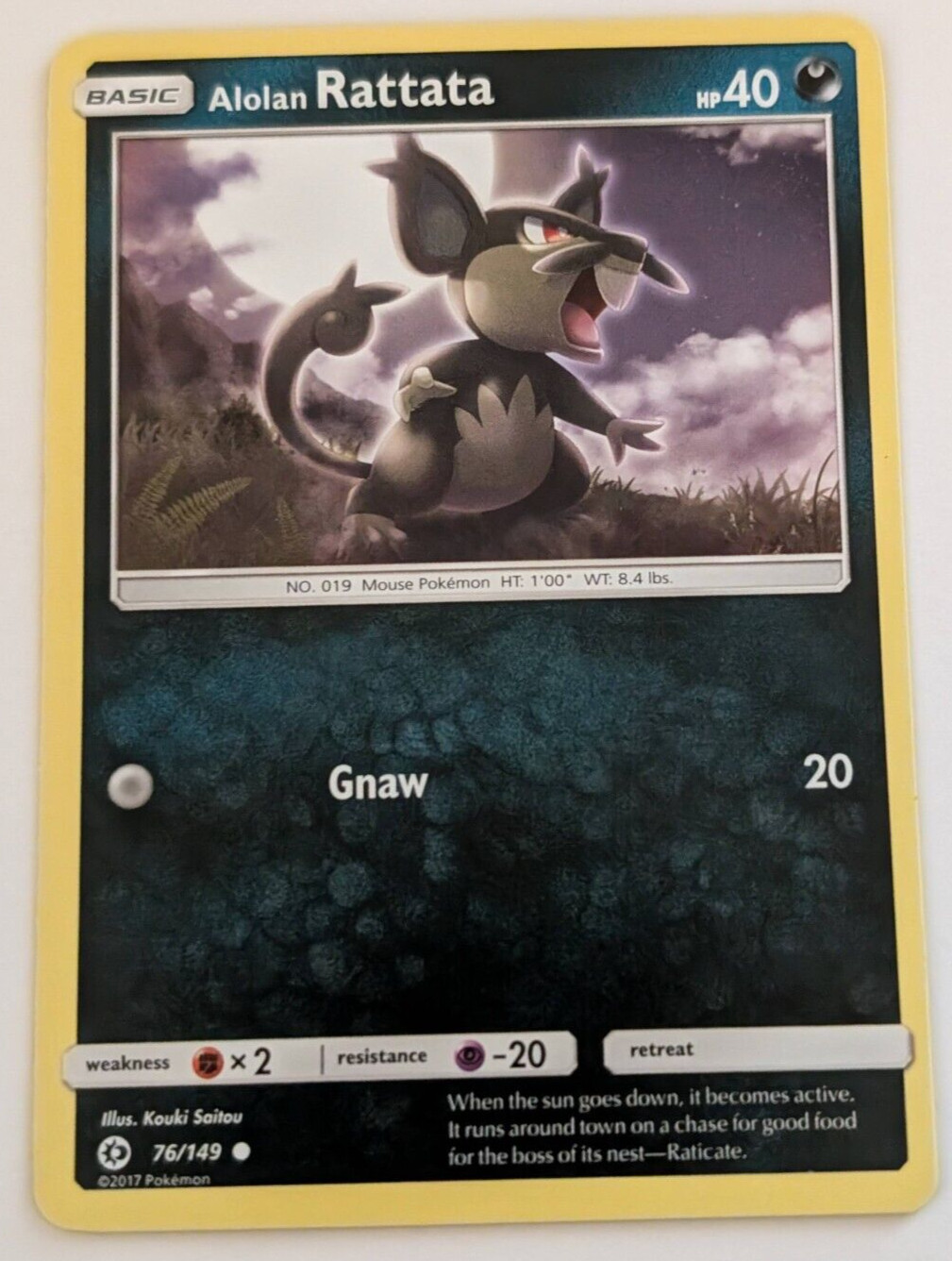 Alolan Rattata 76/149 - Pokemon TCG - Sun & Moon Base Common