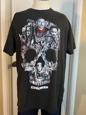 AMC The Walking Dead Neman Skull Graphic T-Shirt  Men's Large Delta Tag