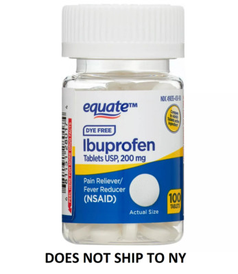 Dye Free Ibuprofen 200mg (100ct)