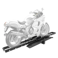 500LBS Hitch-Mount Motorcycle Carrier Hitch Mount Dirt Bike Hauler Rack For SUV