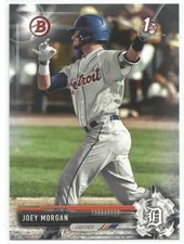 Joey Morgan Texas Rangers 2017 1st Bowman Draft Baseball