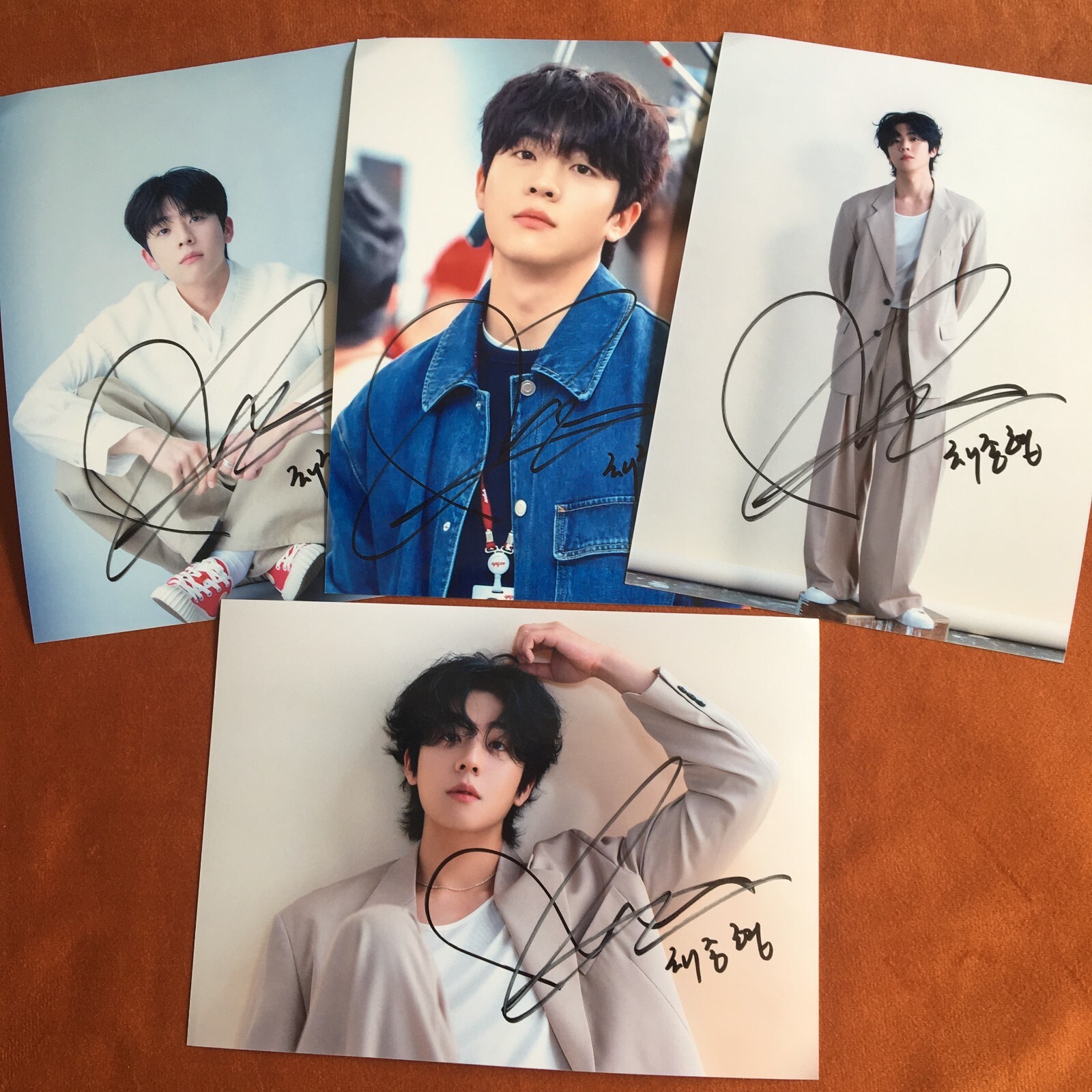 Chae Jong Hyeop Autographed Signed Photo K-POP COLLECTION 4*6 2024