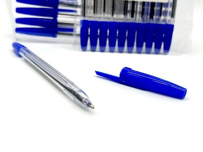 Osma Kugelschreiber mit Kappe - Blau, 10-Tlg online kaufen | eBay
