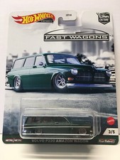 VOLVO P220 AMAZON WAGON - Fast Wagons - Hot Wheels Car Culture REAL RIDERS 1:64