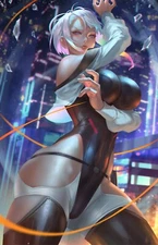 Lucyna Kushinada Cyberpunk Anime Sexy Girl HD Print Canvas Manga Poster SFW