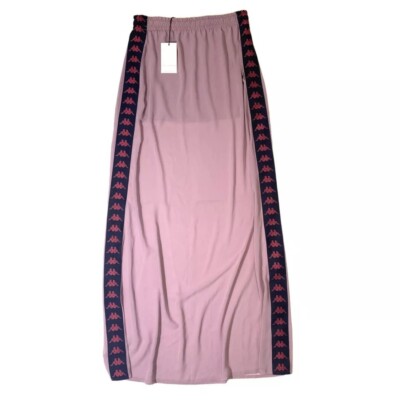 KAPPA x FAITH CONNEXION Womens Crepe Maxi Long Skirt Purple Size M (MSRP $460)