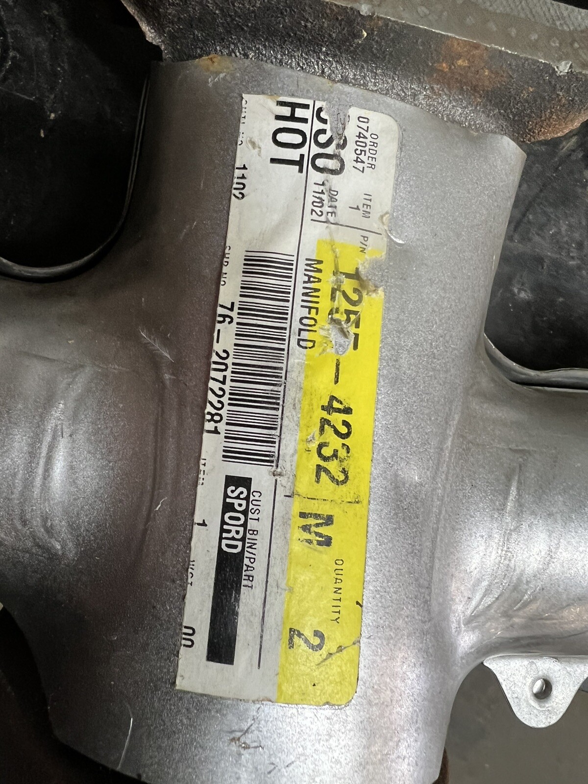 NOS 19921996 C4 Corvette Exhaust Manifold Set Pair 12554232 Lt1 Lt4 eBay