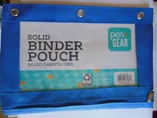 PEN GEAR * Pen / Pencil Pouch ( Blue ) * For your Notebook *Free  Shipping