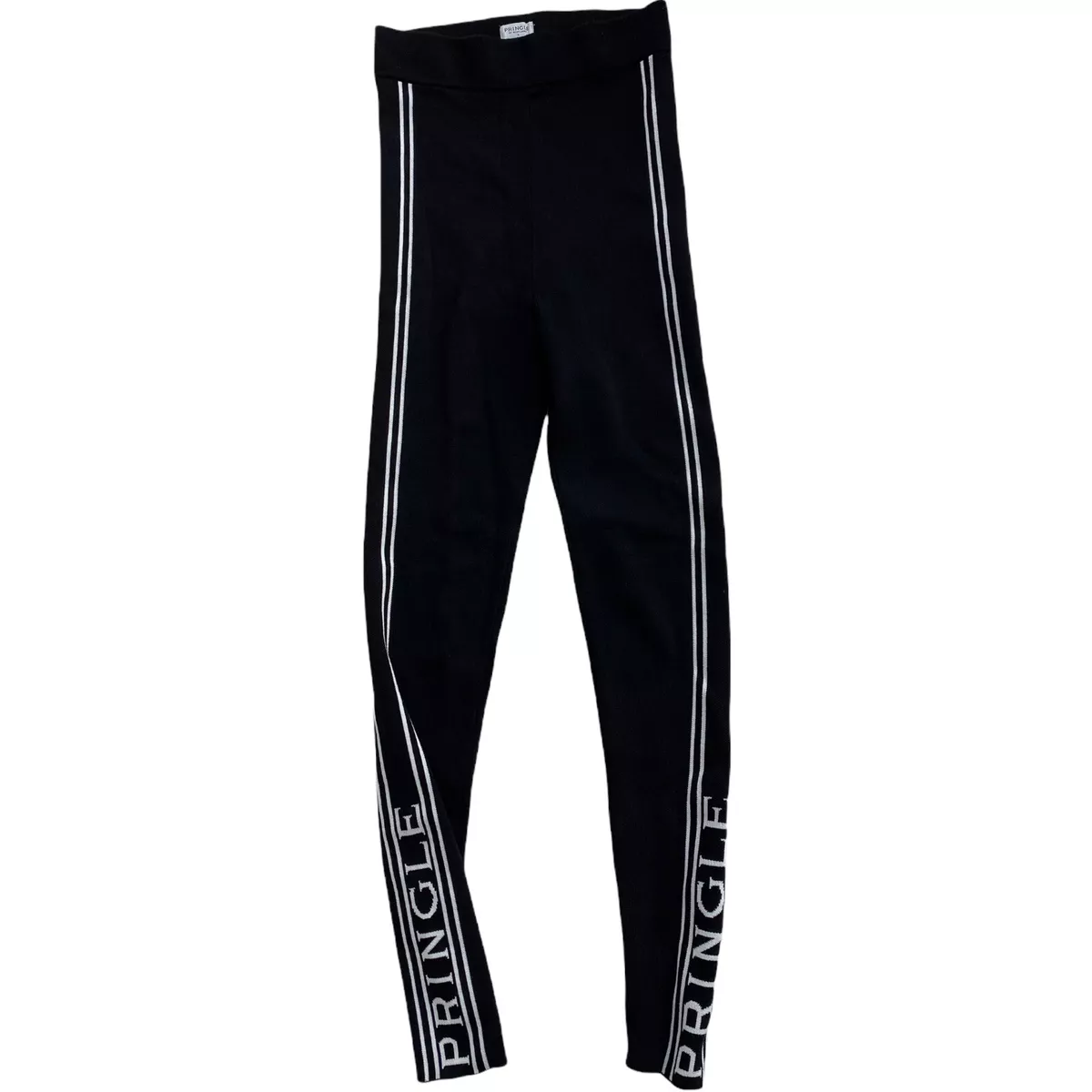 Pringle of Scotland x H M Small Legging Pants Black Knit Side