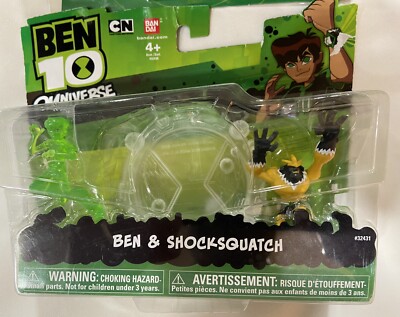 BanDai Cartoon Network Ben 10 Omniverse BEN & SHOCKSQUATCH/Rook
