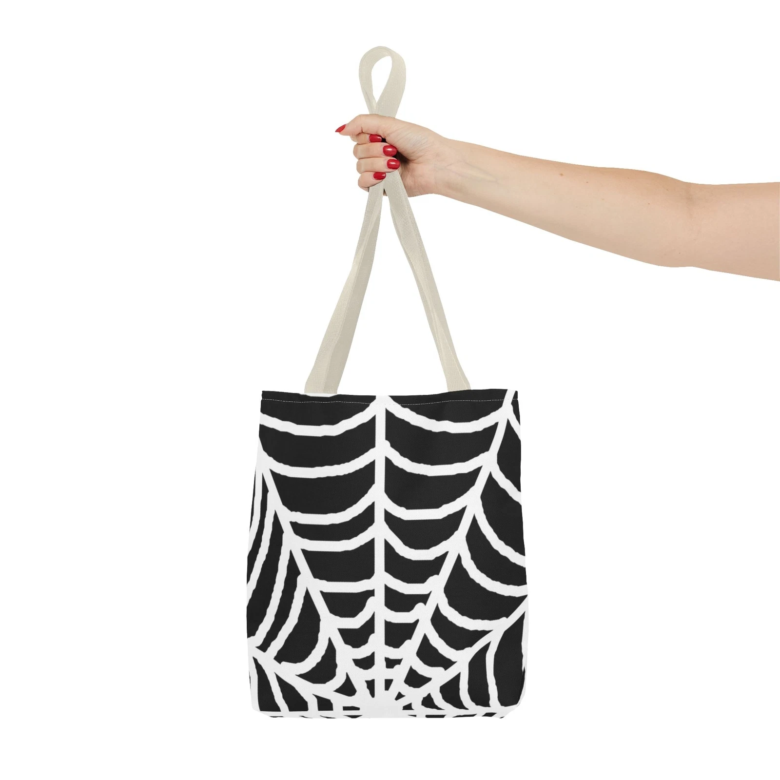 Halloween Spiderweb Tote Bag