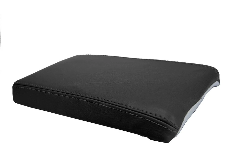 Tapa de consola cubierta de reposabrazos de cuero para Nissan 300ZX 84-89 negro 12x9 Foto 3 de 4