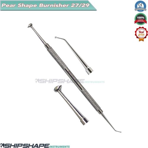 Dental Ball Burnisher 27/29 Composite Amalgam Plastic Filling Restorative Tool - Foto 4 di 10