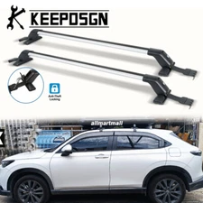 for Honda HR-V Top Roof Racks Cross Bars Cargo Carrier Luggage Aluminum w/ Lock