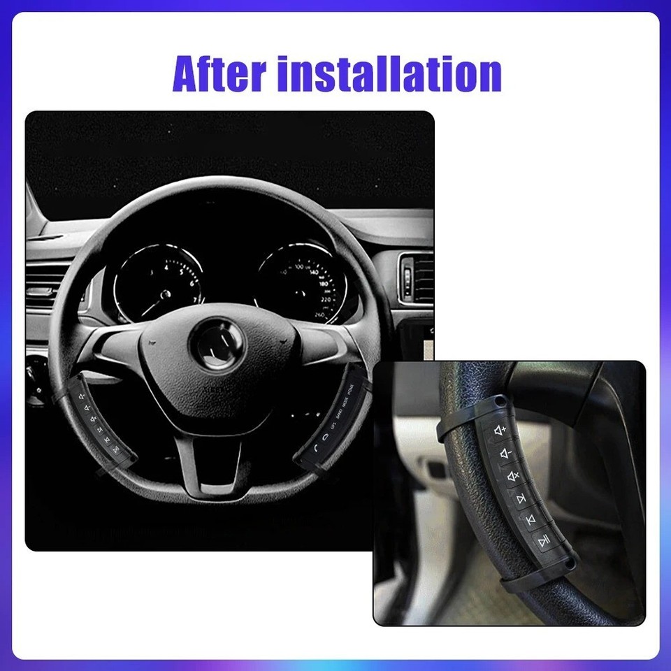Universal Wireless Steering Wheel Remote Bluetooth Control for Car
