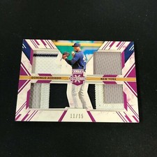 2019 Panini Elite Extra Edition DOMINGO ACEVEDO Patch 11/15 Yankees TS-DA *JU19