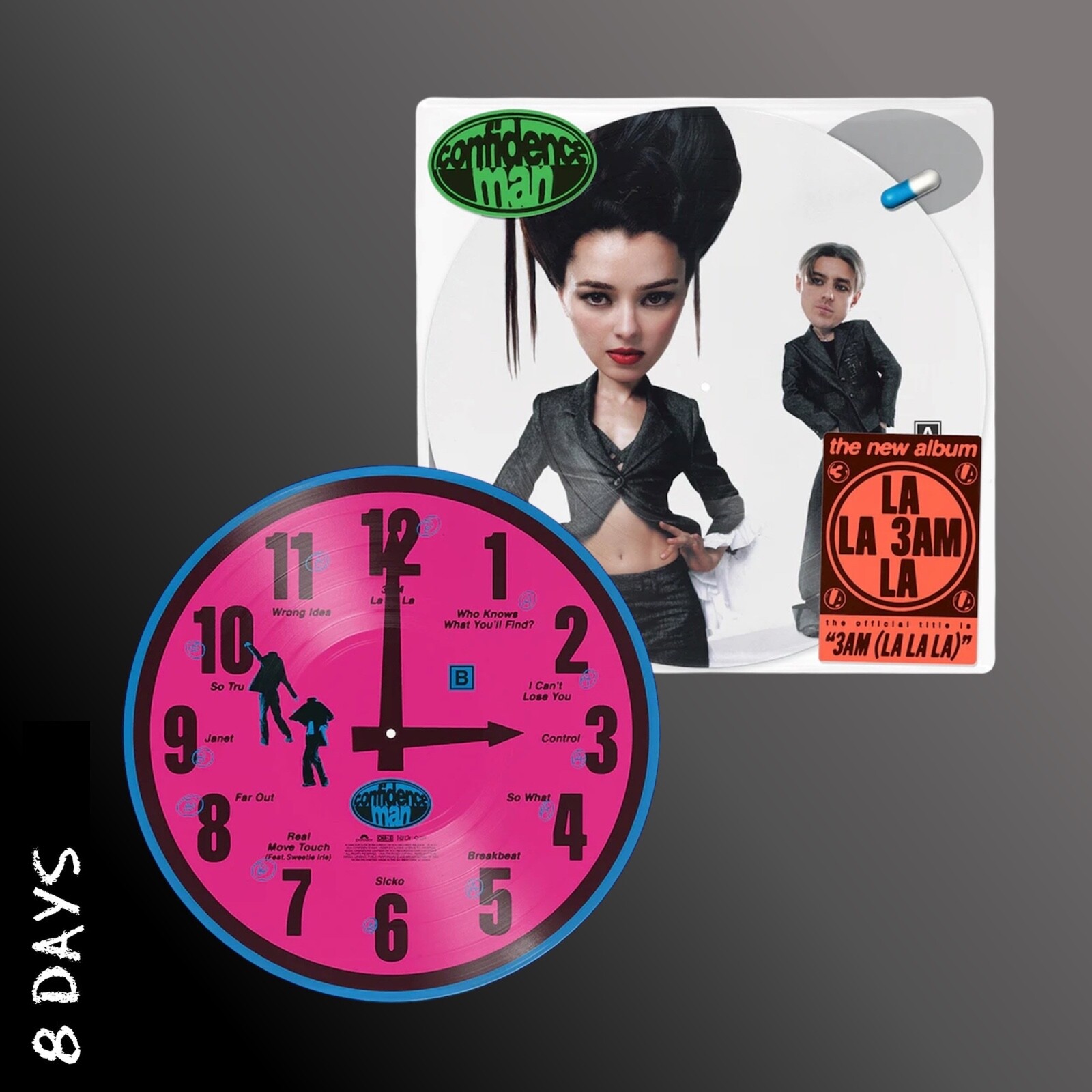 Confidence Man - 3AM (LA LA LA) - Picture Disc Vinyl - Same Day Dispatch