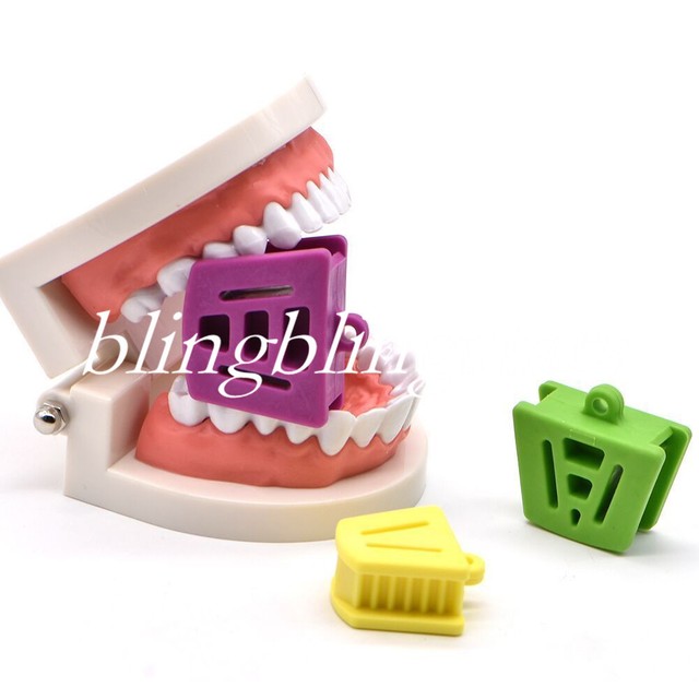 Dental Silicone Mouth Prop Latex Bite Block Orthodontic &Tongue Guard