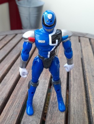 Power Rangers SDP Blue Light Patrol Bandai 2004 Blau Actionfigur ca 16cm