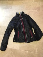 Ladies Quilted Black Short Jacket Size Xs Lolë