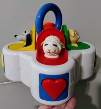 Vintage 1993 Shari Lewis Lamb Chop Poppin Pals Spinning Toy WORKS