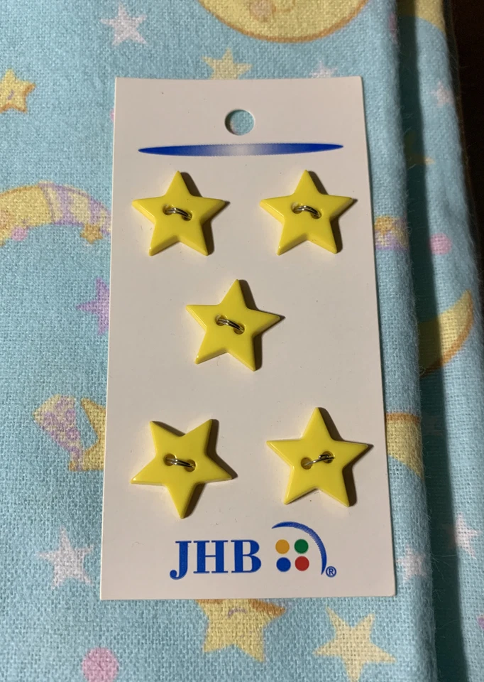 58" 2006 David Textiles Inc, Moon & Stars on Turquoise Flannel with Buttons - Image 3 of 4