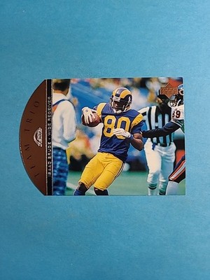 Isaac Bruce 1996 Upper Deck Team Trio Football Card # TT84 J7644