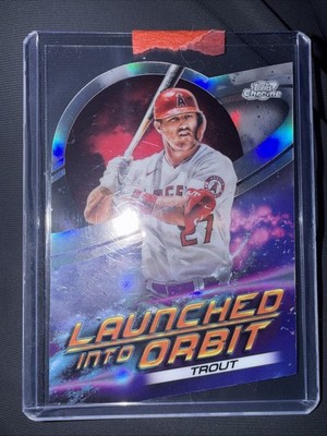 2022 Topps Cosmic Chrome - Launched Into Orbit Mike Trout #LIO-3
