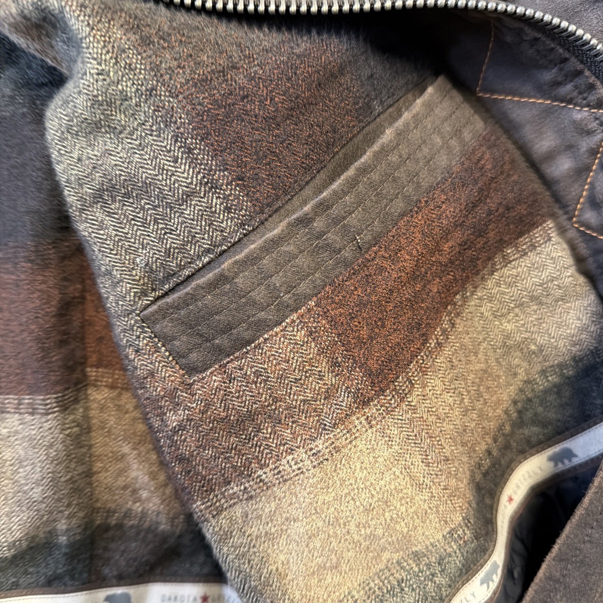 Barncoat  Dakota Grizzly Extra Large Brown Button And Zip View 4