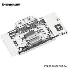 Barrow GPU Water Block per Zaffiro METALLO Lega Impulso / PURO / PULSE RX 9070 XT