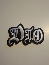 Dio Patch Aufnäher Bügelbild Heavy Metal Weiß