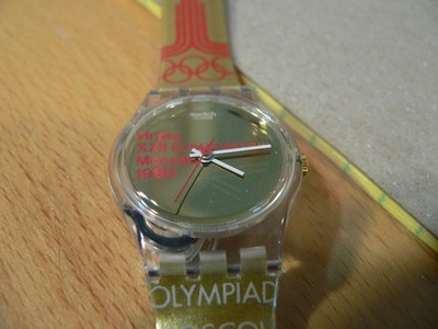 1994 VINTAGE SWATCH Olympic Watch Moscow 1980 Olympics LZ 103