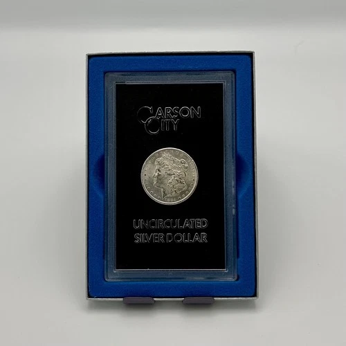 1884 CC Morgan Silver Dollar GSA HOARD Uncirculated Carson City in Box w/ COA