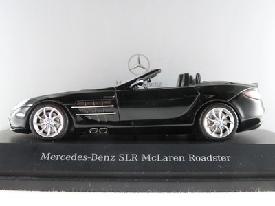 Minichamps/MB B6 696 1006 MB SLR McLaren Roadster (2003) in crystalschwarz 1:43