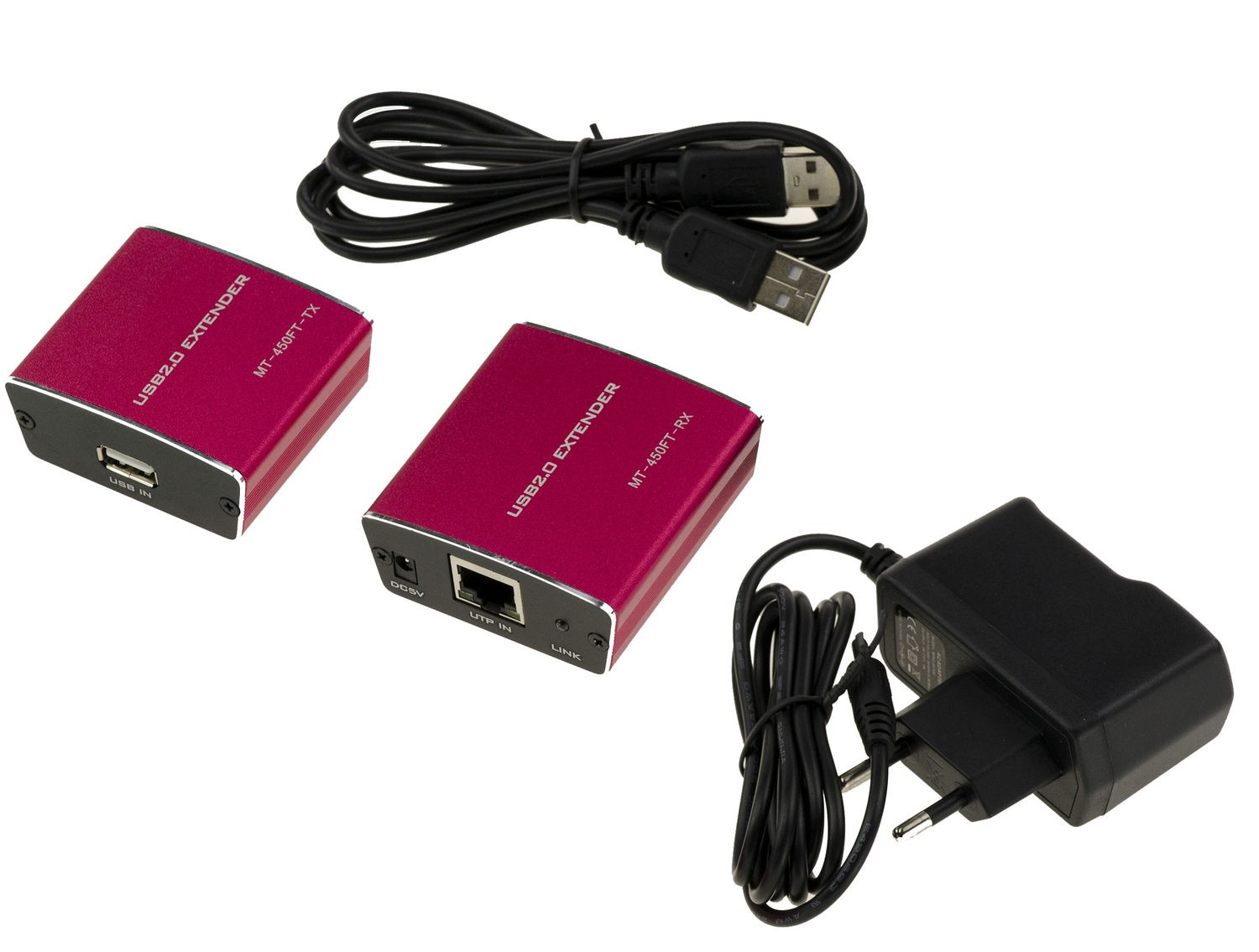 Rallonge USB A mâle femelle 100m alimentée pour éviter les pertes de signal
