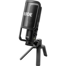 Sur pied Microphone à condensateur Rode NT-USB+ Type de transmission