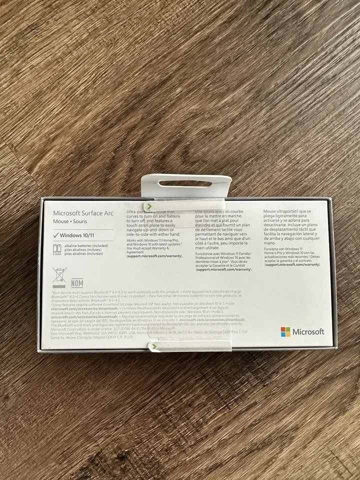 Microsoft Surface Arc Mouse | Black | Wireless Bluetooth | New 1791 Factory Seal - Image 2 of 3