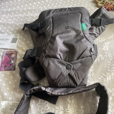 Infantino Flip 4-in-1 Convertible Baby Carrier, Adjustable Gray New NB  Toddler