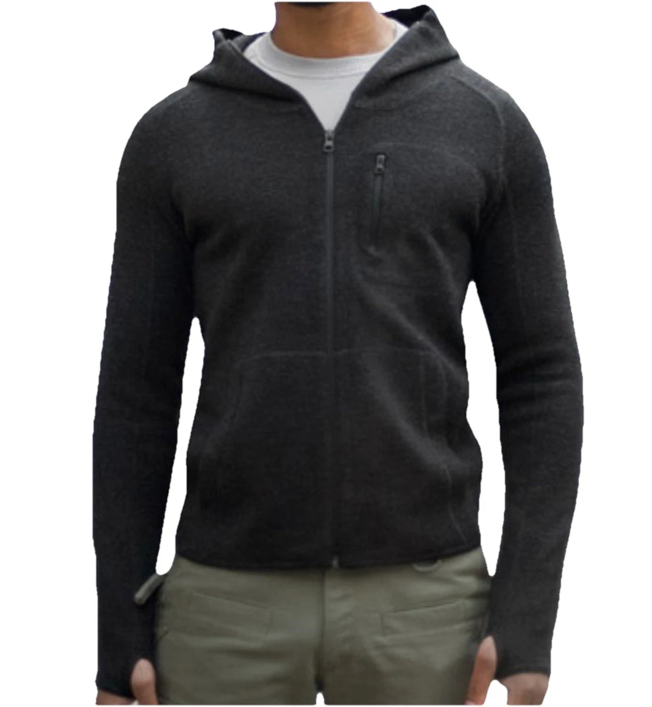 Triple Aught Design PRAETORIAN HOODIE Zip 100% Merino Wool TAD Tactical Sz S