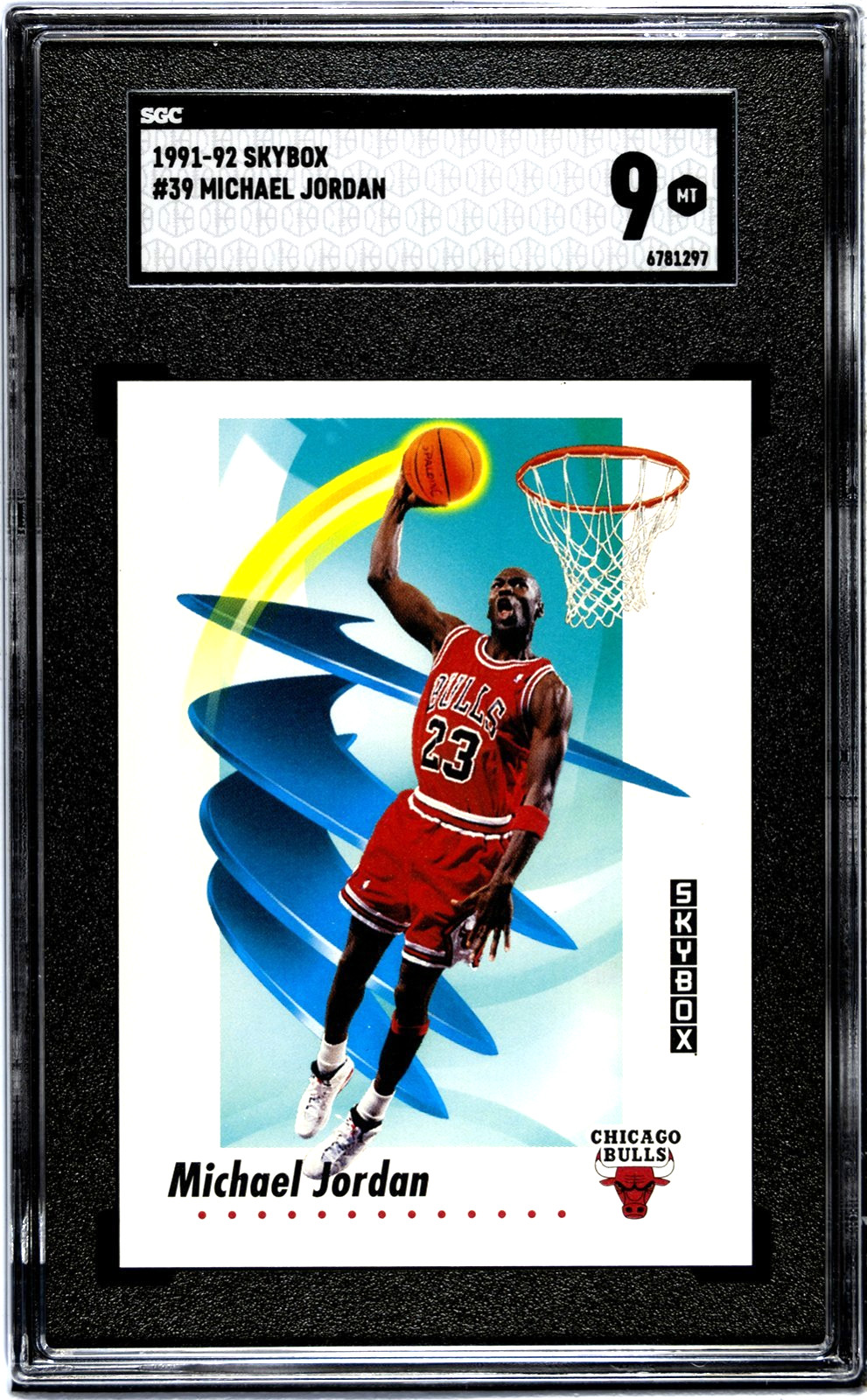 1991-92 Skybox #39 Michael Jordan SGC 9