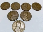 6 1924-S & 1 1924 Lincoln Wheat Cents Better Date Penny Lot