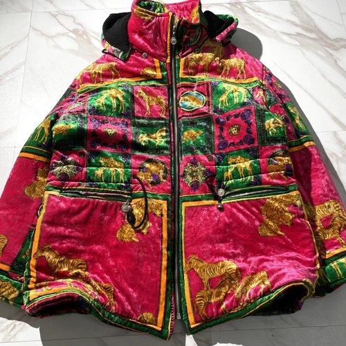 Versace Medusa piumino uomo multicolore raro lusso