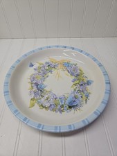 Marjolein Bastin Hallmark Nature's Sketchbook Serving Plate Pie Dish 11.5" Blue