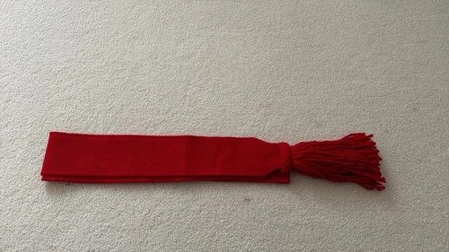 CIVIL WAR OFFICER RED WOOL UNIFORM SASH- INFANTRY