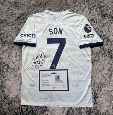 Son Heung-min SIGNED Tottenham Spurs Home Signature Shirt Jersey -  (read desc)