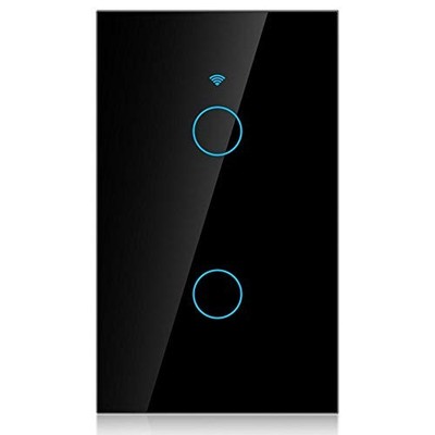 WiFi Touch Screen Switch for Smart Home   Compatible, Voice Control Remote Ac...