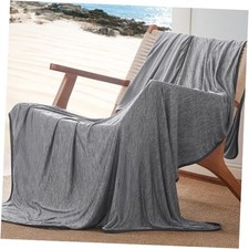 Cooling Blanket Twin XL for Hot Sleepers - Twin XL 60" x 90" 01- Dark Grey
