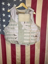 ARMY DCU BODY ARMOR PLATE CARRIER WITH INSERTS LARGE B238