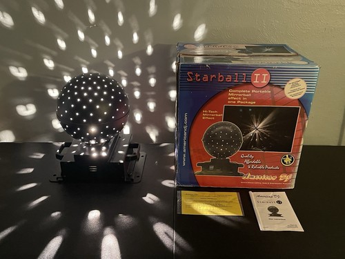 American DJ Starball II Mirrorball Effect In Box FAST FREE SHIPPING SEE VIDEO!!