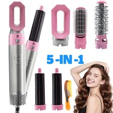 5 in 1 Professional Hair Curler Dryer Styler Curler Straightner Hot Air Brush UK